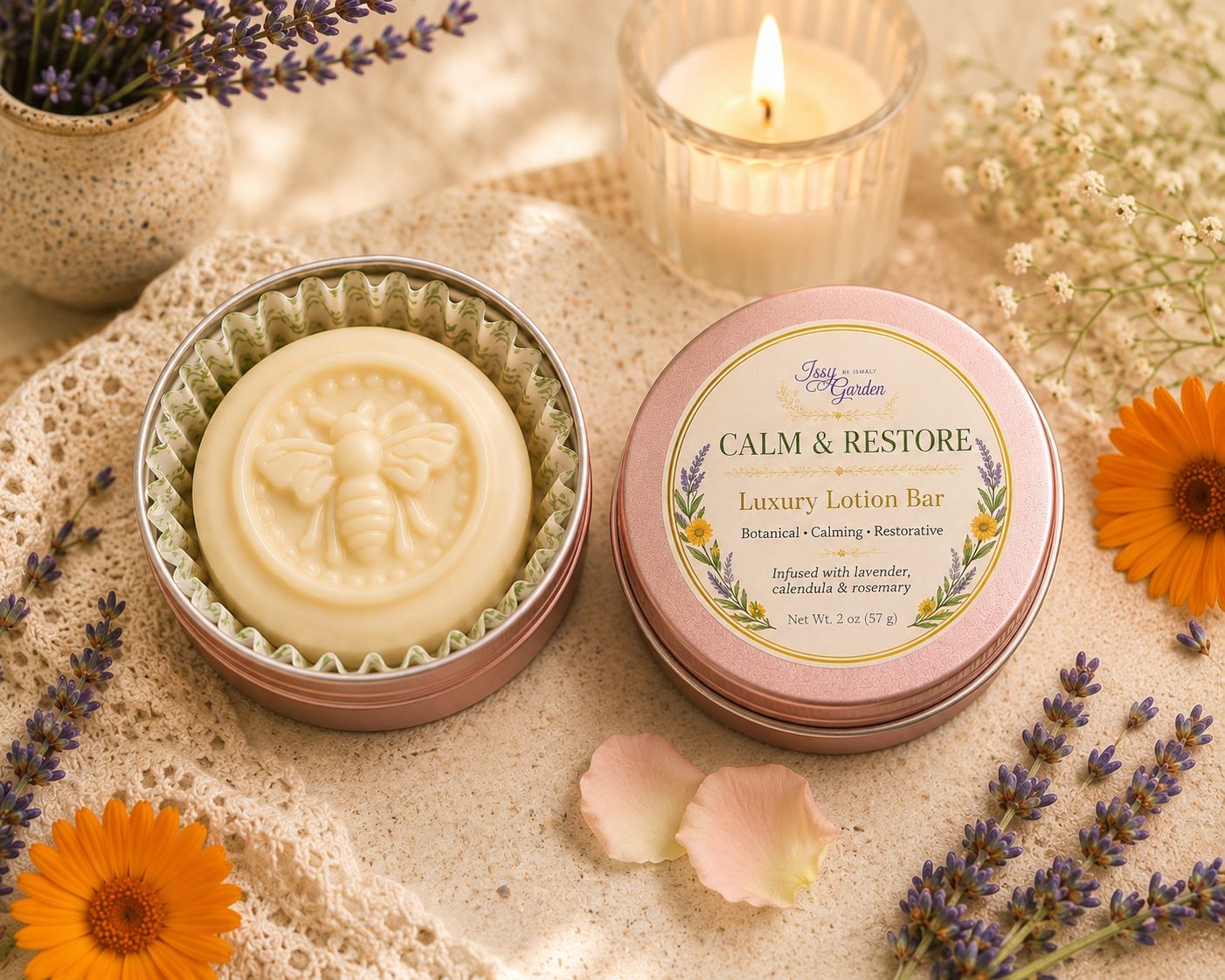 Calm & Restore Luxury Lotion Bar✨
