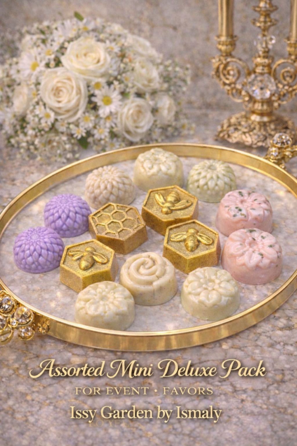 ✨ Event Favors – Mini Decorative Soaps