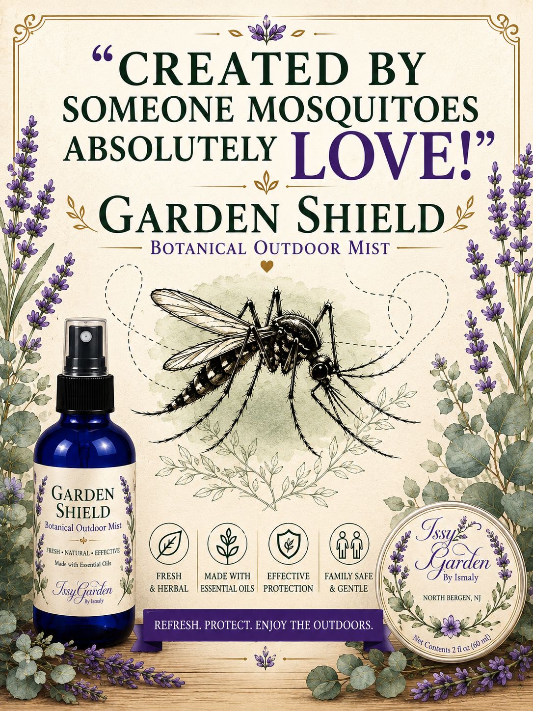 Garden Shield Botanical Outdoor Mist🌿