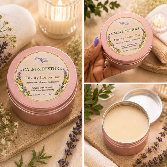 Calm & Restore Luxury Lotion Bar (4 onz)
