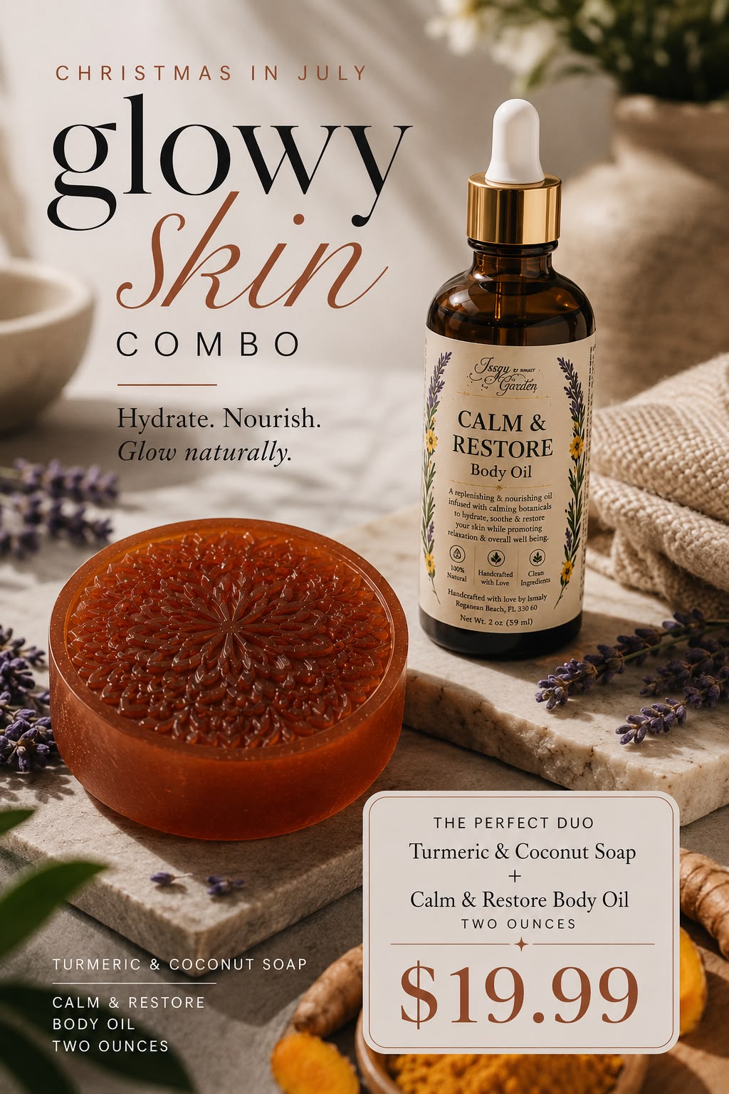 Glowy Skin Combo – Christmas in July Special ✨🎄