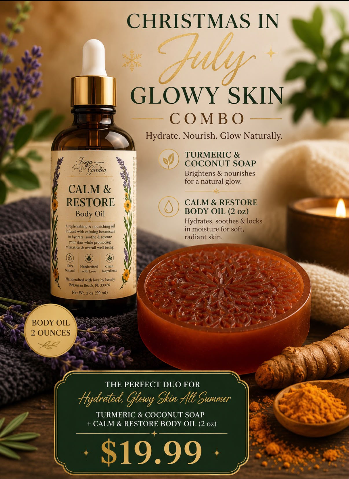 Glowy Skin Combo – Christmas in July Special ✨🎄